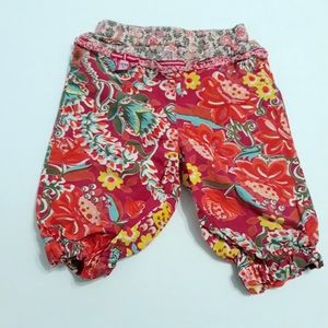 Oilily Baby Girl Floral Pants size 74 (US 9-12)